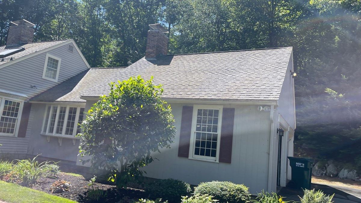 Roof moss treatment in amherst nh