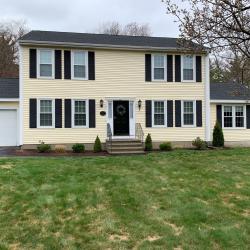 Colonial Attached Garage and Family Room House Wash in Merrimack, NH