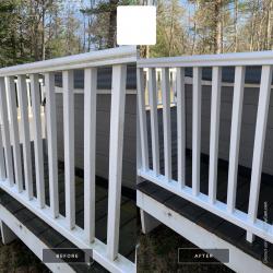 Vinyl Deck and Railing Softwash in Merrimack, NH