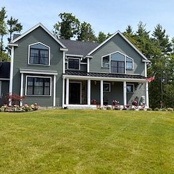 New Construction Housewash in Bow, NH